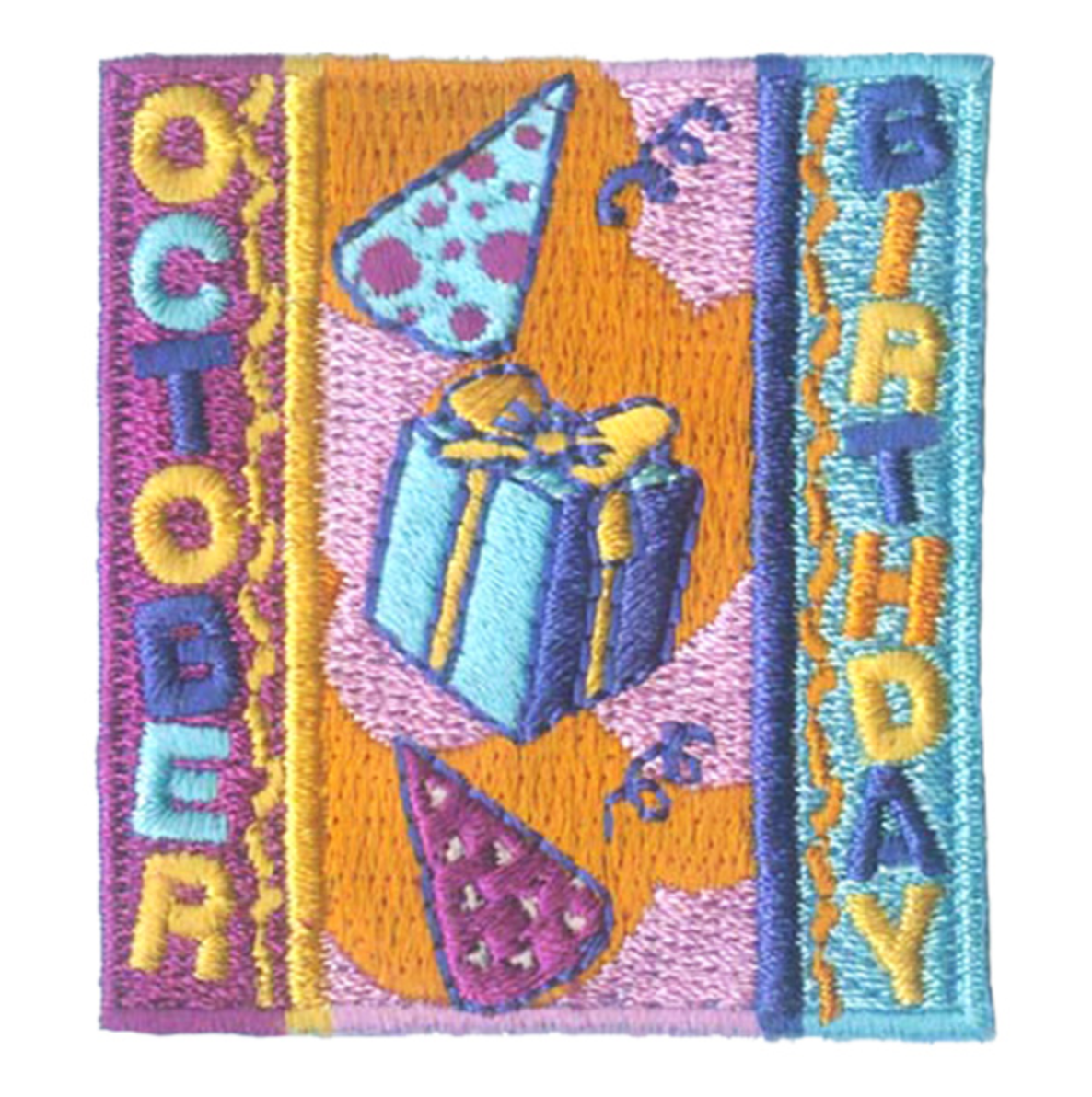 October Birthday Patch