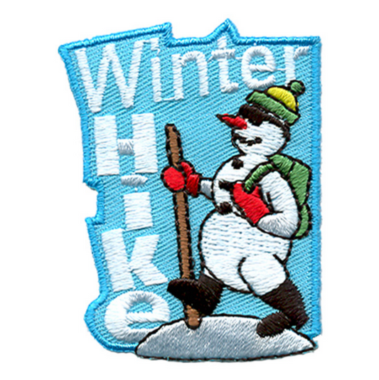 Winter Hike (Snowman) Patch