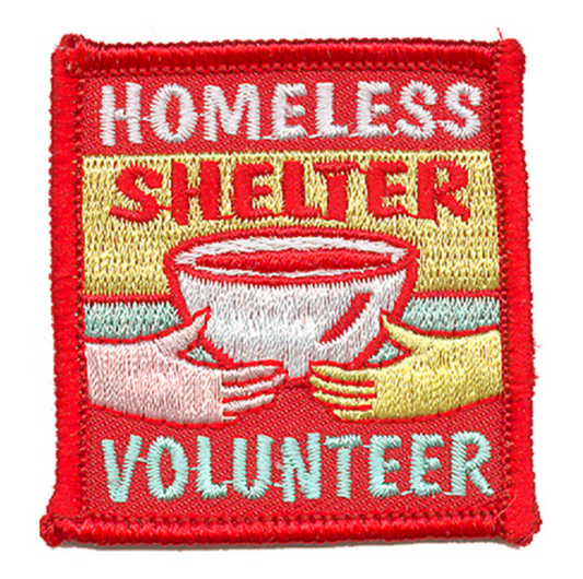 Homeless Shelter Volunteer Patch