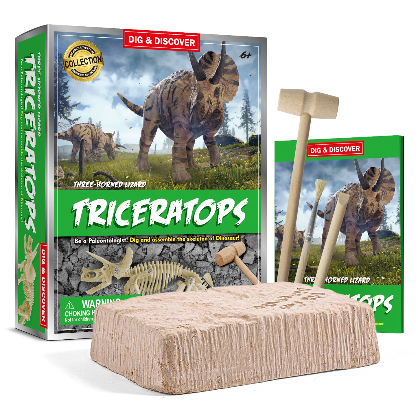 Triceratops Dig Kit