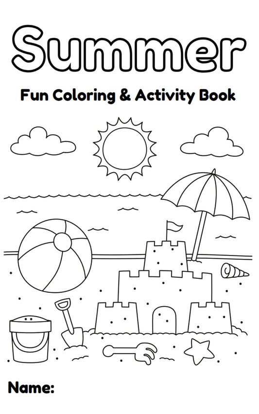 Summer Fun Coloring & Activity Book
