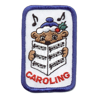 Caroling (Bear W/Music) Patch