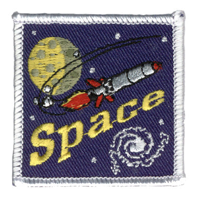 Space- Rocket W/ Planet Patch