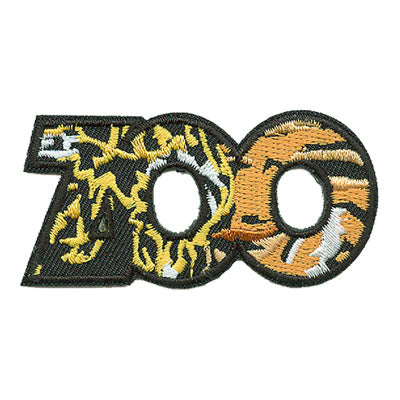 Zoo (Word Animal Print) Patch