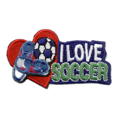 I Love Soccer Patch