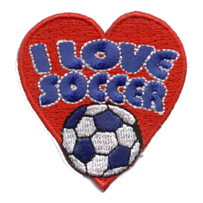 I Love Soccer Patch