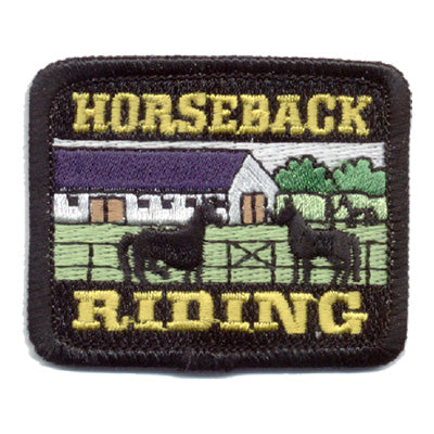 Horseback Riding Patch