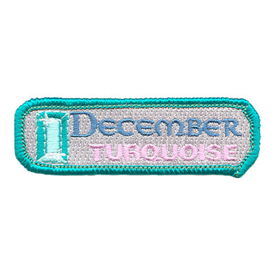 Birthstone-Dec-Turquoise Patch