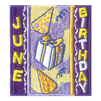 June Birthday Patch