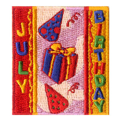 July Birthday Patch