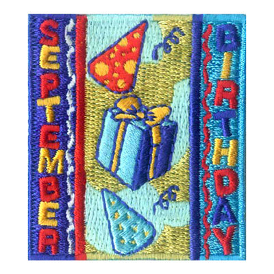 September Birthday Patch