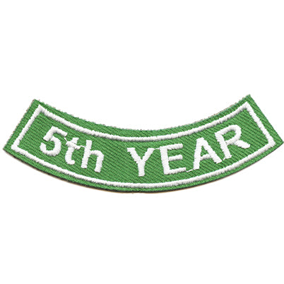 5th Year Rocker Patch