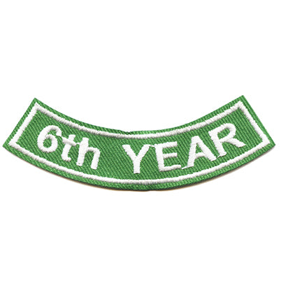 6th Year Rocker Patch