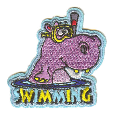 Swimming (Hippo) Patch