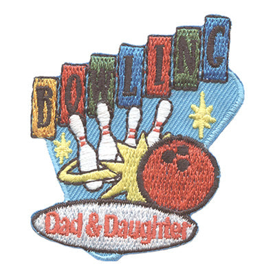 Dad & Daughter Bowling Patch