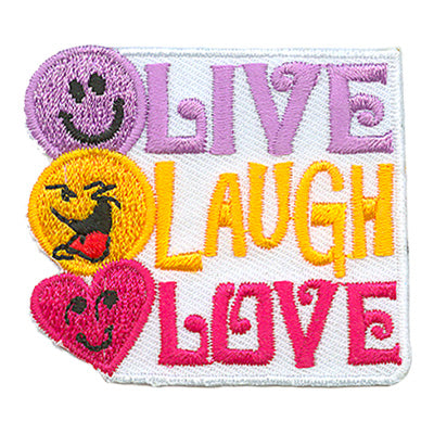 Live Laugh Love Patch