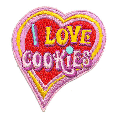 I Love Cookies Patch