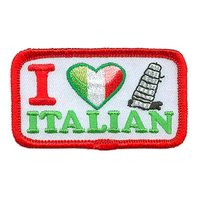 I Love Italian Patch