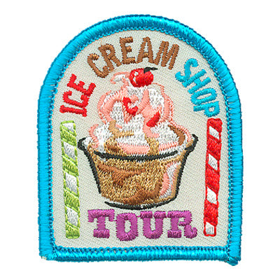 Ice Cream Shop Tour Patch