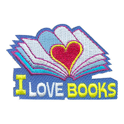 I Love Books Patch