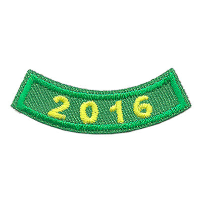 2016 Green Year Rocker Patch