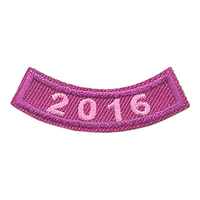 2016 Purple Year Rocker Patch