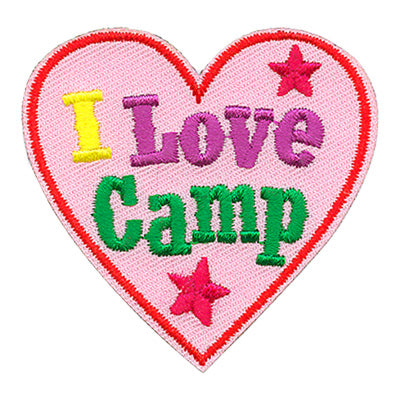 I Love Camp Patch