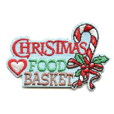 Christmas Food Basket Patch