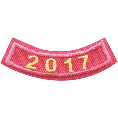 2017 Pink Year Rocker Patch