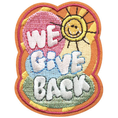 We Give Back Patch