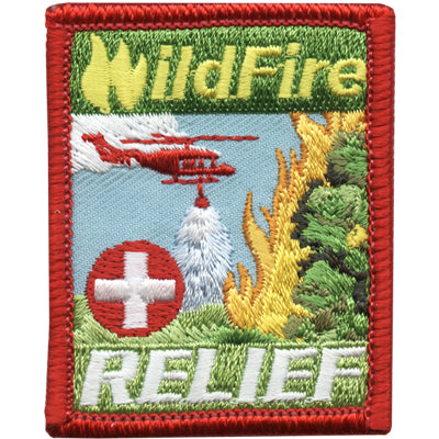 Wildfire Relief Square Patch