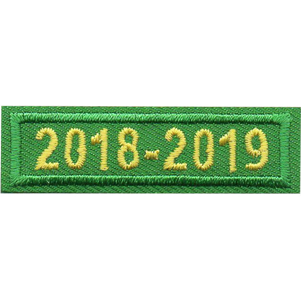 2018-2019 Green Year Bar Patch
