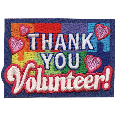 Thank You Volunteer! Patch