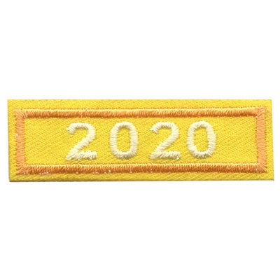 2020 Gold Year Bar Patch