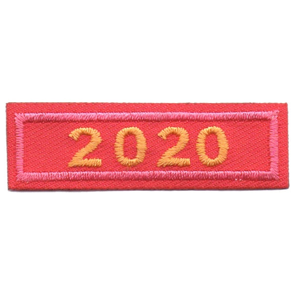 2020 Pink Year Bar Patch