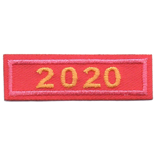 2020 Pink Year Bar Patch