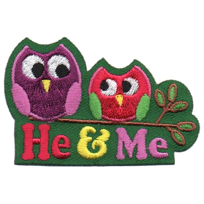 He & Me Patch