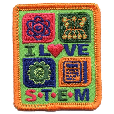 I Love STEM Patch