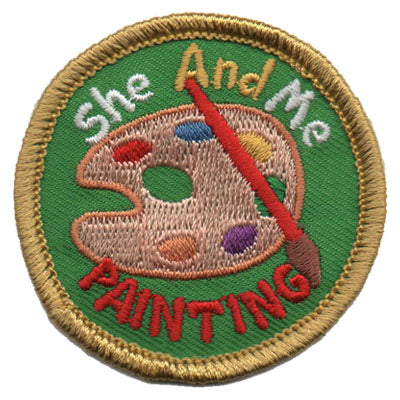 She and Me Painting Patch