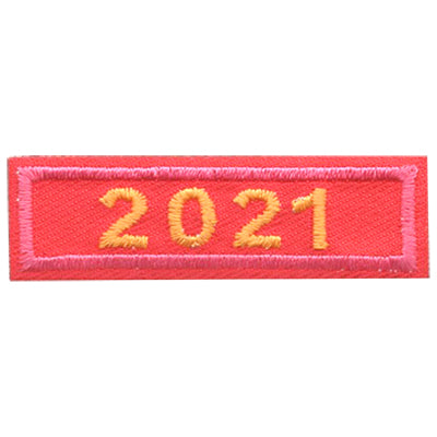 2021 Pink Year Bar Patch