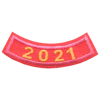 2021 Pink Year Rocker Patch