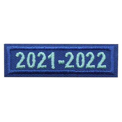 2021-2022 Blue Year Bar Patch