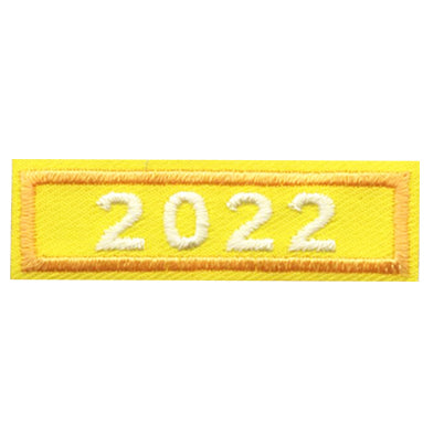 2022 Gold Year Bar Patch