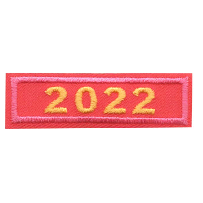 2022 Pink Year Bar Patch