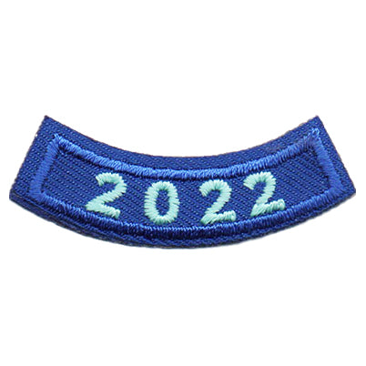 2022 Blue Year Rocker Patch