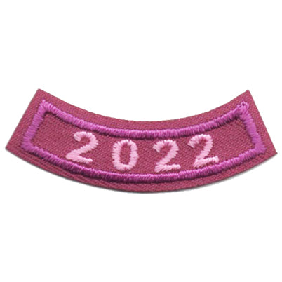 2022 Purple Year Rocker Patch