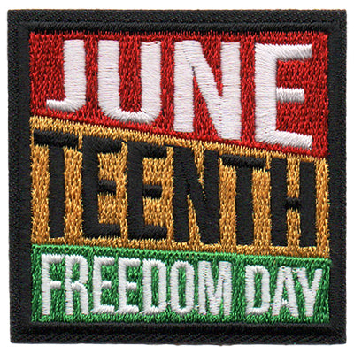 Juneteenth Freedom Day Patch