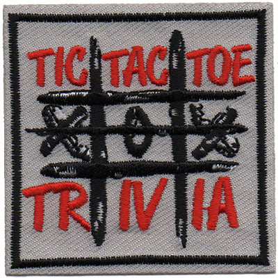 Tic Tac Toe Trivia Patch