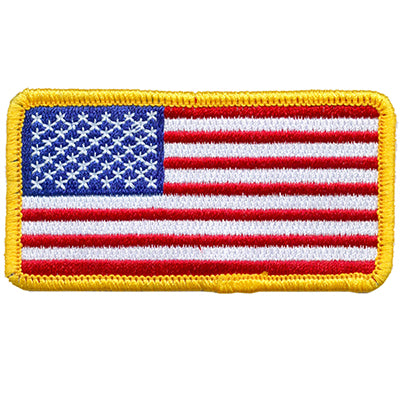 US FLAG/SM/GOLD