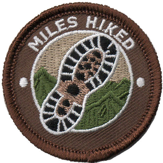 Miles Hiked Patch